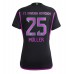 Tanie Strój piłkarski Bayern Munich Thomas Muller #25 Koszulka Wyjazdowej dla damskie 2023-24 Krótkie Rękawy